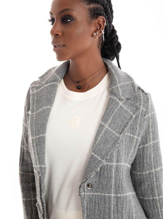 Deha Women's Blazer Light Grey