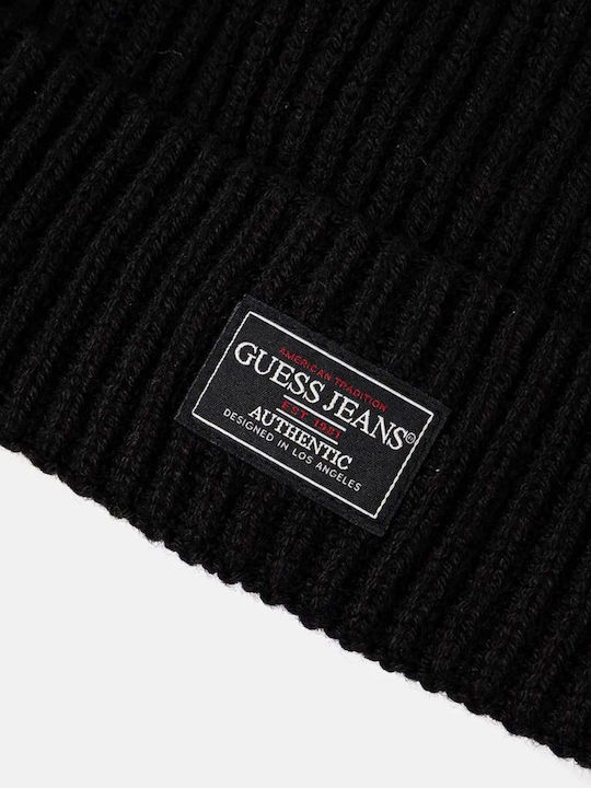 Beanie Unisex Beanie Knitted in Black color