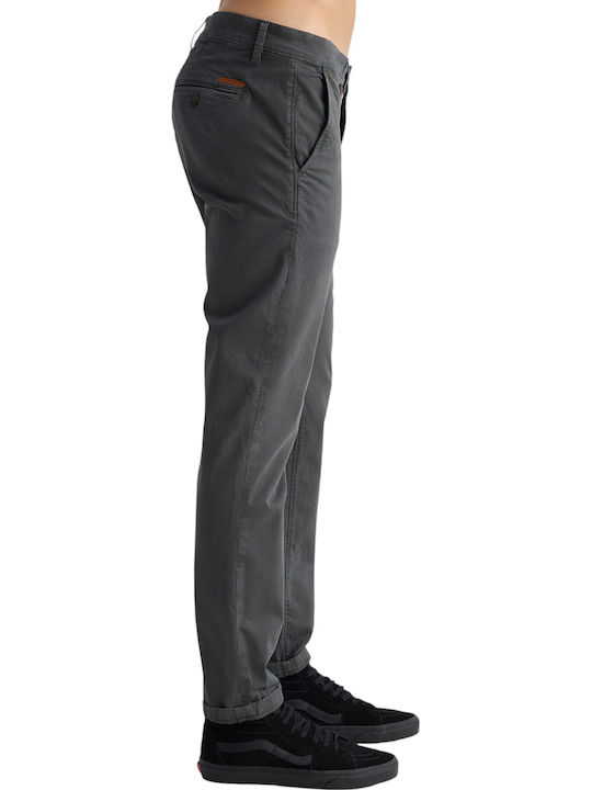 Culton Trousers Chino Elastic Gray