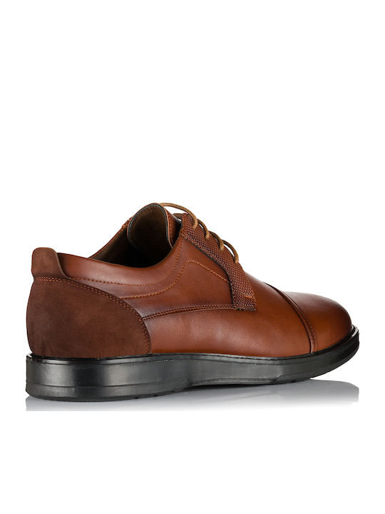 Men's Synthetic Leather Casual Shoes Brown