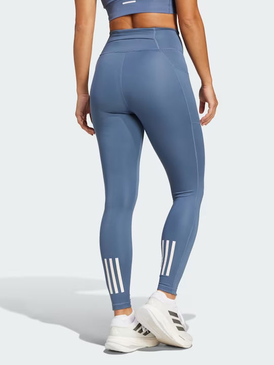 adidas Women's Cropped Running Legging Blue