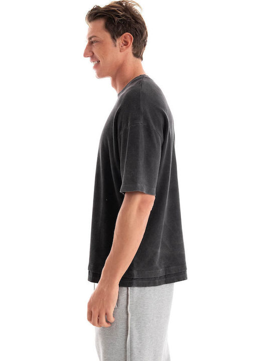 T-shirt Μαύρο