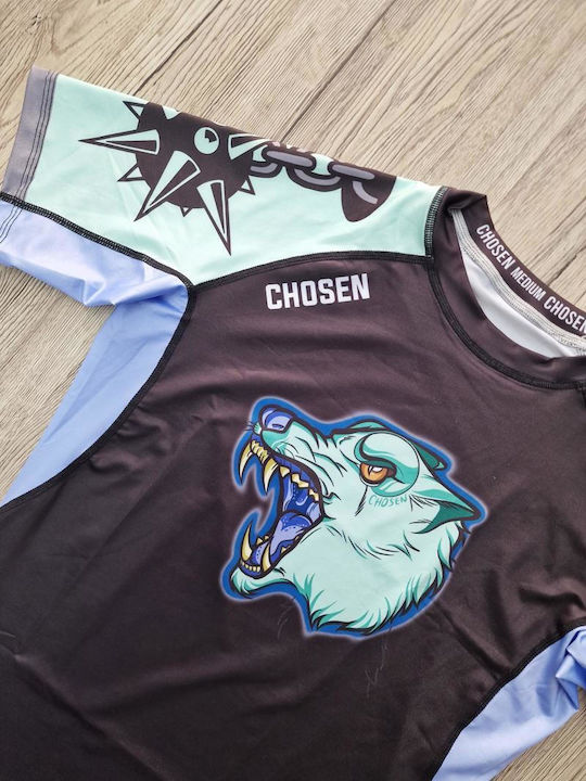 Chosen Bărbați Cu mânecă scurtă Tricou CHRS135 pentru Jiu-Jitsu / MMA Neagră Chosen Bărbați Cu mânecă scurtă Tricou CHRS135 pentru Jiu-Jitsu / MMA Neagră