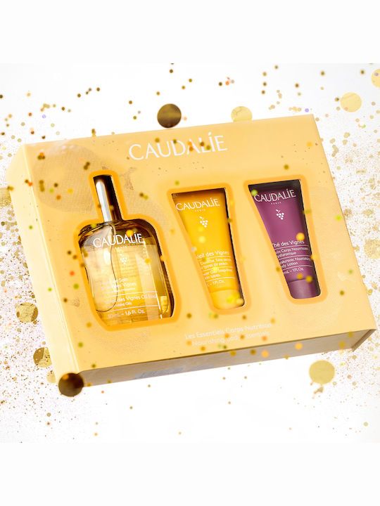 Caudalie Soleil des Vignes Hautpflegeset für Aufhellung, Reinigung Körperreinigung & Feuchtigkeitsspendend 3Stück