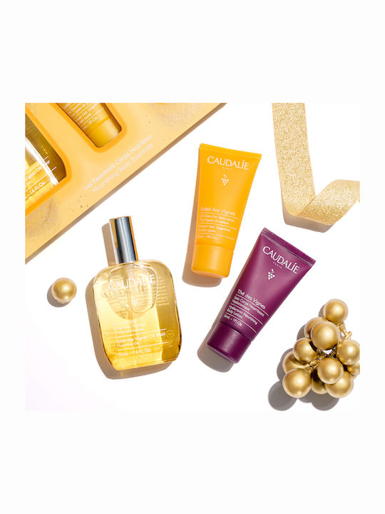 Caudalie Soleil des Vignes Hautpflegeset für Aufhellung, Reinigung Körperreinigung & Feuchtigkeitsspendend 3Stück