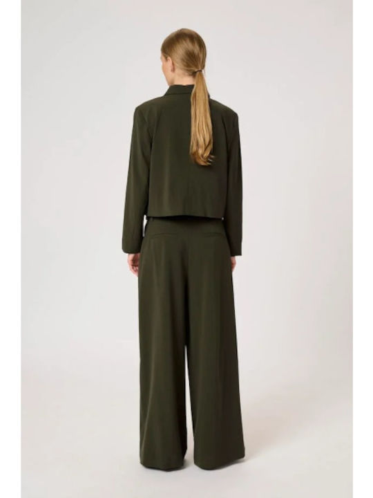 My Essential Wardrobe Κοντό Γυναικείο Σακάκι Rosin