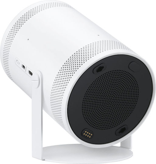 Samsung The Freestyle 2nd Gen SP-LFF3CLAXXXE Mini Projector DLP (DMD) Full HD LED Lamp with Wi-Fi and Built-in Speakers White