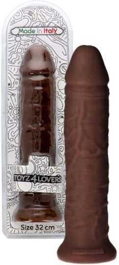 Toyz4lovers Cesare Реалистично дилдо Със смукателна чашка Кафяв 32см