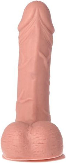 Toyz4lovers Ρεαλιστικό Dildo με Όρχεις και Βεντούζα Flesh 23cm