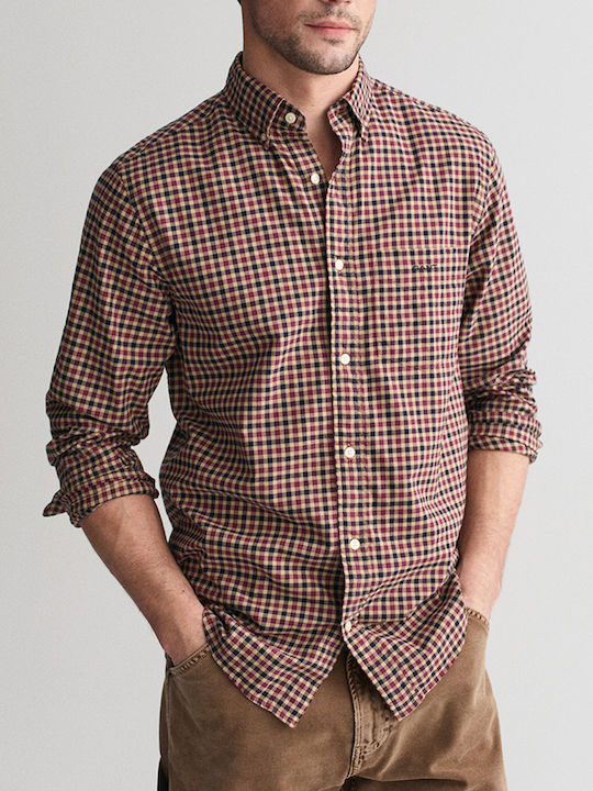 Gant Cotton Shirt RedWine