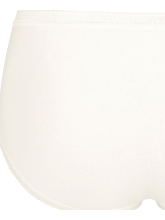 Basic+ Midi C3p Βαμβακερά Women's Slip 3Pack White, Pink, Purple