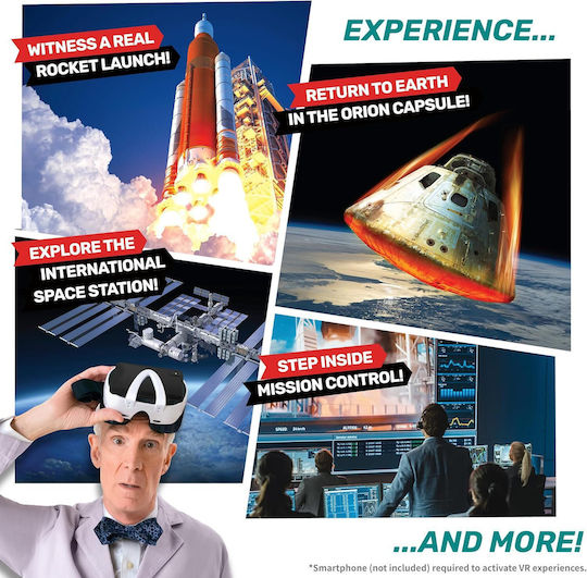 Bill Nye's Rocket Science Kit Vr STEM Лаборатория за 8-12 Години