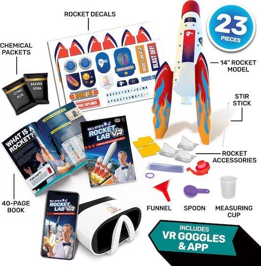 Bill Nye's Rocket Science Kit Vr STEM Лаборатория за 8-12 Години