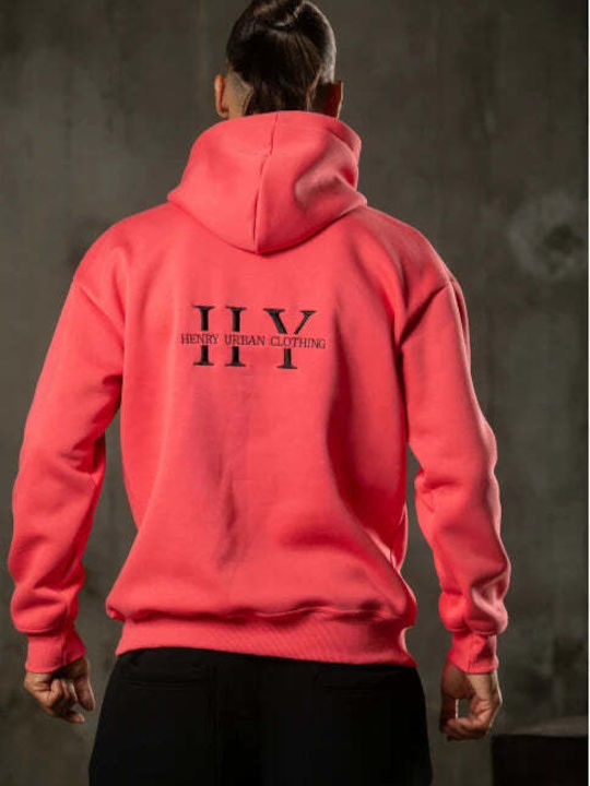 Henry Clothing coral with Hood