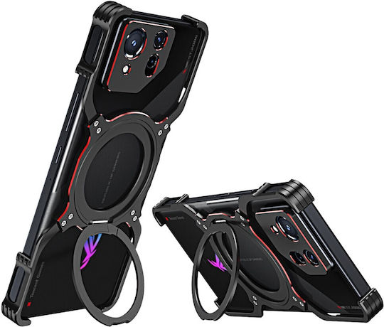Θήκη Asus Rog Phone 8 5g 8 Pro 5g Kickstand Bumper Κάλυμμα Φακού Magsafe Μαύρο Κό