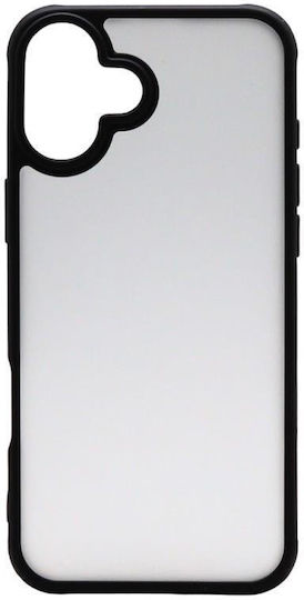 iNOS Back Cover Silicon / Plastic Negru (iPhone 16)