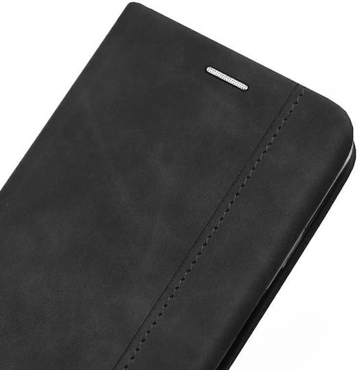 iNOS Book Synthetic Leather / Silicone Black (Redmi 13 / Poco M6 4G)