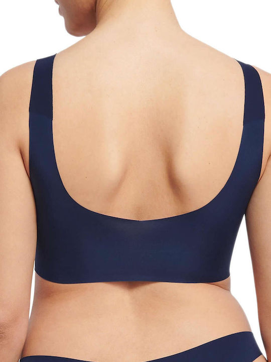 Sloggi Feel 2.0 Top Women's Bra with Light Padding Blue