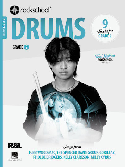 RSL Rockschool Drums, Book 2 & Online Audio (2024) Sheet Music for Drums