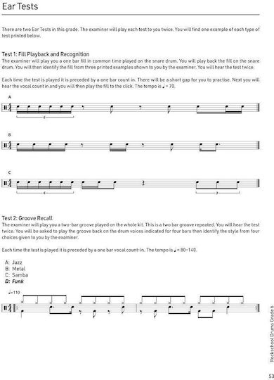 RSL Rockschool Drums, Book 6 & Online Audio (2024) Παρτιτούρα για Ντραμς