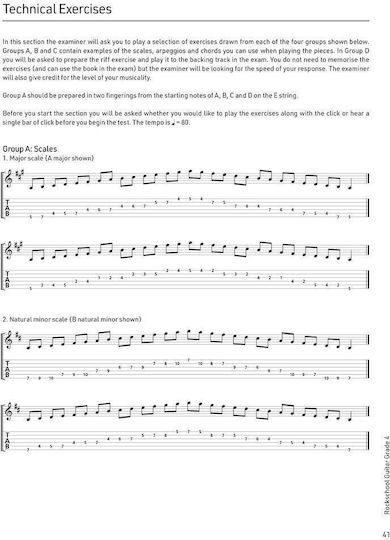 RSL The Rockschool Guitar, Grade 4 & Online Audio (2024) Παρτιτούρα για Κιθάρα