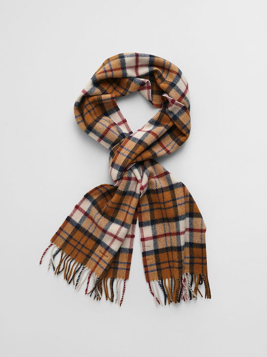 Gant Men's Wool Scarf Brown