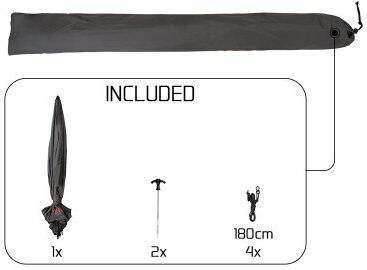 Delphin Atoma Raceshad Umbrella Diameter 250 Cm Waterproof