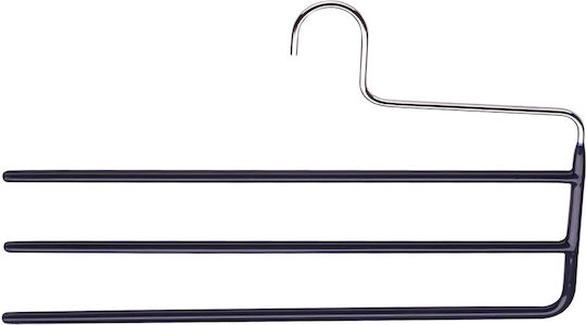 Wardrobe Hanger for Pants Metallic Black 1pcs