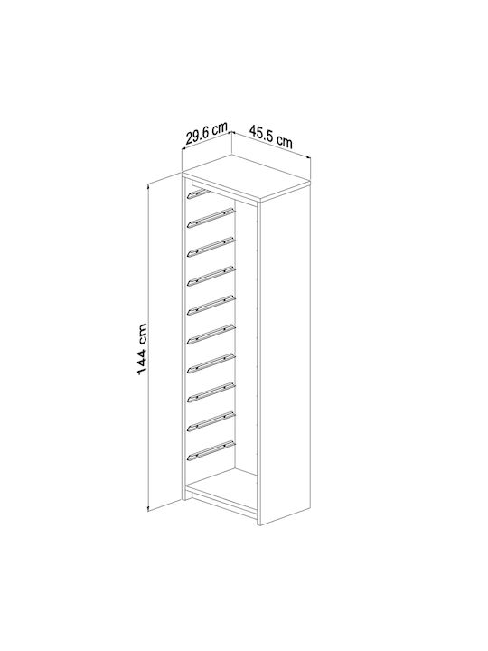 Kids Room Furniture 45.5x29.6x144cm