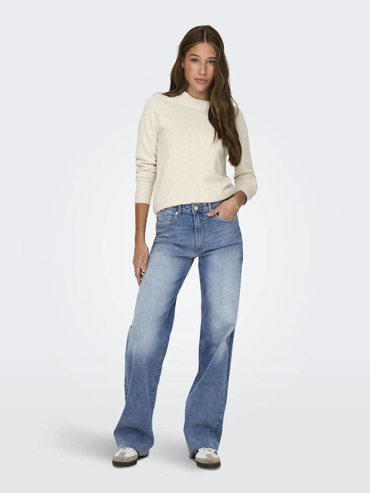 Women's Long Sleeve Sweater Ecru