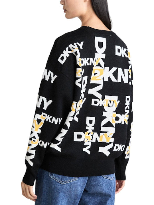 DKNY Logo Sweater Black