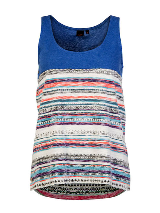 Women's Blouse Sleeveless Blue