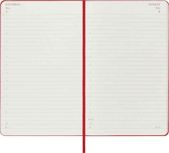 Moleskine Notebook Ruled Red