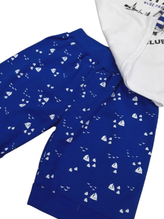 Joyce Παιδικό Σετ με Σορτς Sailor Blue 2τμχ