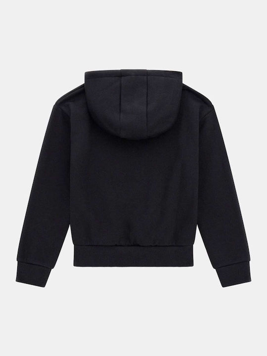 Guess Kids Sweatshirt with Hood Black