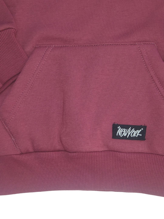 Trax Kids Sweatshirt with Hood Burgundy