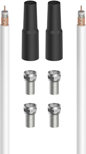 Hama 205043 Coaxial Cable Kit 40 Meters