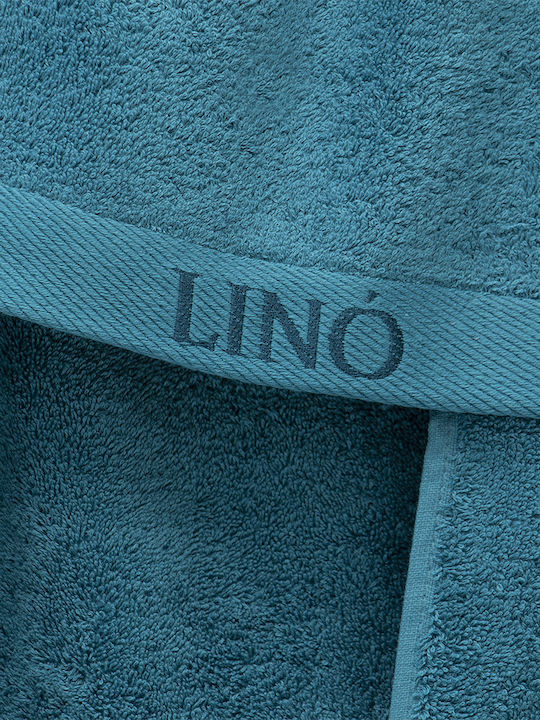 Lino Home Bath Towel Brandy 80x150cm. Petrol