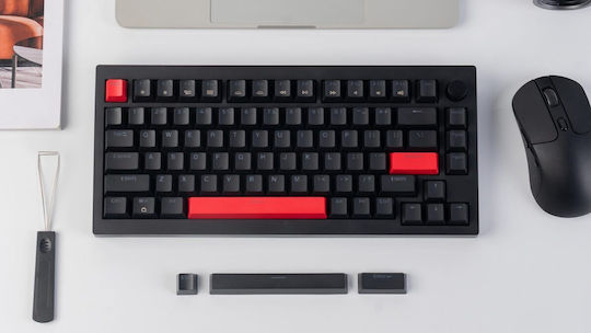 Keychron Lemokey X4-A1 QMK Gaming Mechanical Keyboard 75% with Keychron Red switches and Illuminated keys (English US)