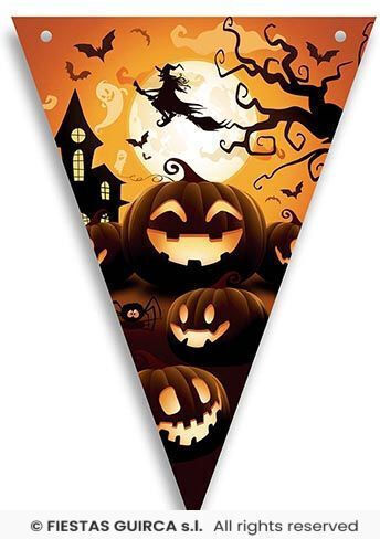 Fiestas Guirca Garland for Party Halloween 1pcs