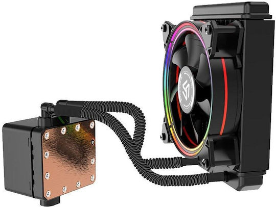 Alseye H120 RGB V4.0 CPU Water Cooling Single Fan 120mm for Socket AM4/115x