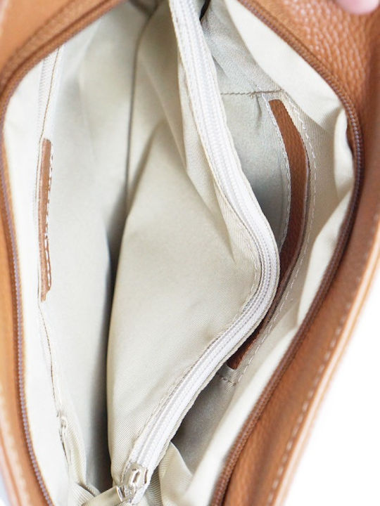 Leder Damentasche Umhängetasche Tabac Braun