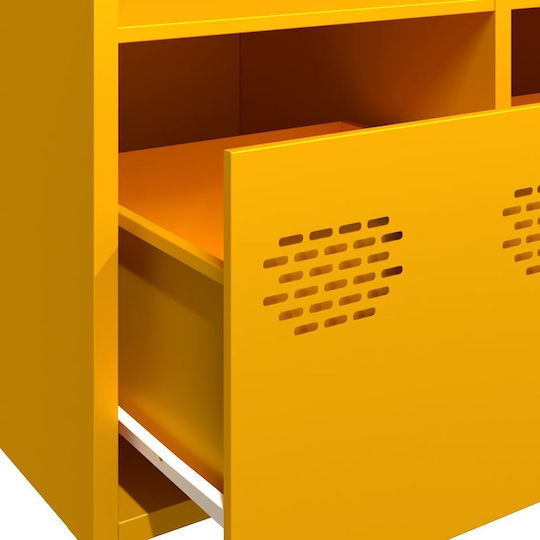 Μπουφές Schrank mit Schubladen Mustard 101.5x39x73.5cm