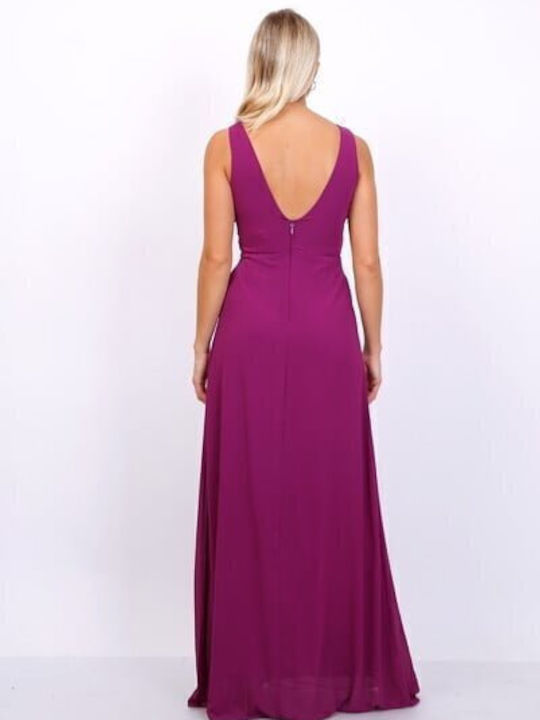 Maxi Dress for Wedding - Christening Purple
