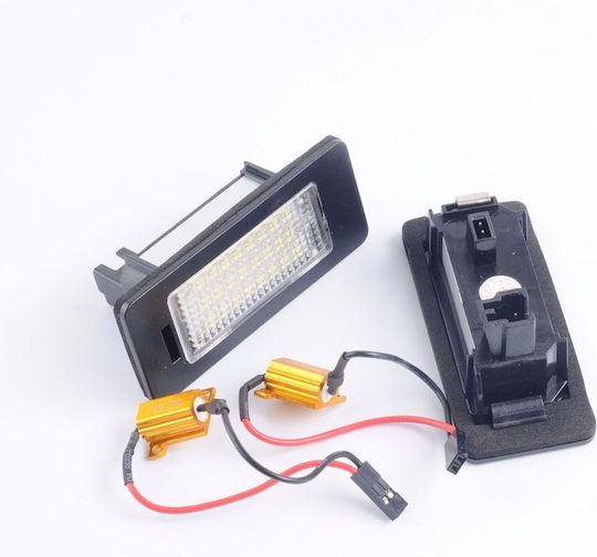 Car Rear License Plate Light VW Golf 2010+ Passat Sharan Touran Touareg 2011+ 2 Pieces BK-19281