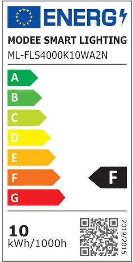Modee LED Floodlight A2-series Slim 10W 120° 4000K 900 Lumen ERP