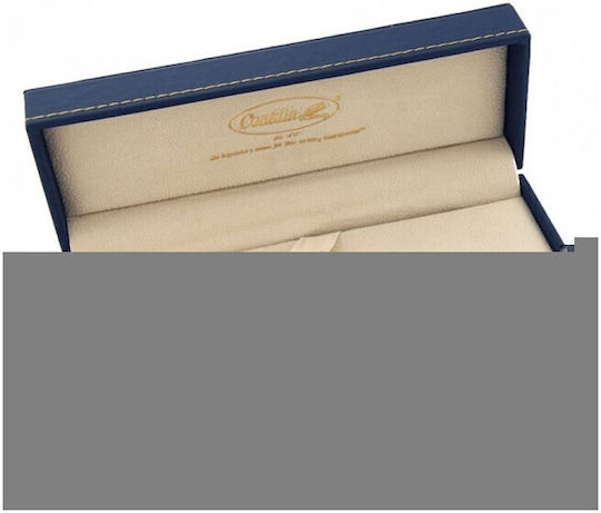 Conklin Πένα Γραφής Stub 1.1mm Λευκή με Μπλε Μελάνι