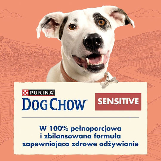 Dog Chow 2.5kg Dry Food Gluten-Free for Adult Dogs with Salmon