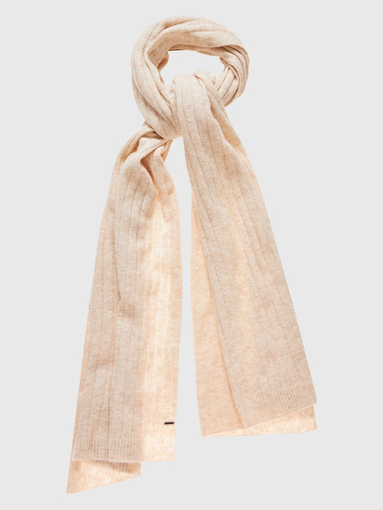 Funky Buddha Women's Wool Scarf Beige