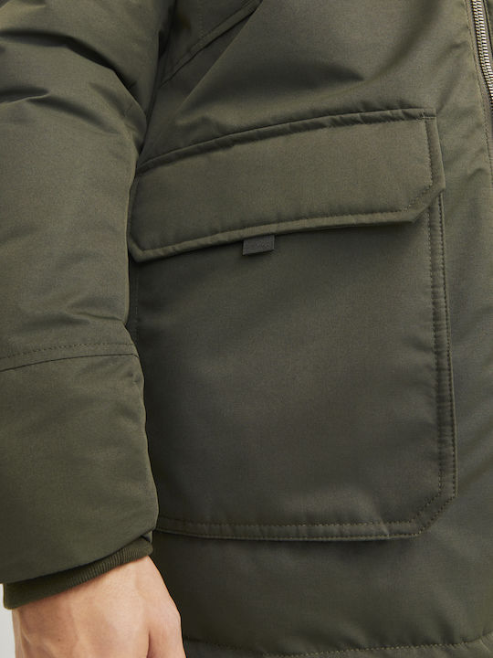 Geacă De Iarnă Parka Kaki